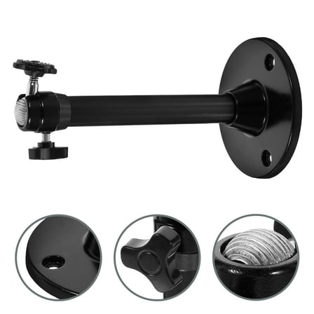 UPOUART Universal Black Projector Ceiling Mount Adjustable Stand with 360 Degree Rotation