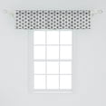 thumbnail image 2 of Ambesonne Geometric Window Valance, Eastern Cloud Motif, 42" x 12", Dark Blue Cream, 2 of 3
