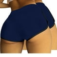 thumbnail image 2 of Qzwdhjm 2 Pack Dolphin Booty Shorts for Women Sporty High Waisted Shorts Comfy Stretch Athletic Pants Summer Activewear Shorts, 2 of 5