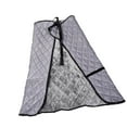 thumbnail image 3 of Wheelchair Blanket Fleece Lap Cover Windproof Warmth for Elderly Indoor Outdoor Winter Use Gray, 3 of 9