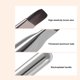 thumbnail image 3 of Cepillo cosmético Brocha para base de cabeza plana, cerdas suaves de alta elasticidad, brocha de maquillaje, brocha cosmética, brocha correctora ligera para un maquillaje perfecto para la piel desnuda, 3 of 8