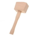 thumbnail image 5 of GOOHOCHY Wooden Hammer Leathercraft Wood Mallet Carpentry Mallet Multi-purpose Woodworking Tool Small Wooden Mallet Chisel Mallet Woodworking, 5 of 8