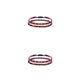 thumbnail image 1 of Jumpingount 2 piezas de tobilleras de trenzada bohemia, conjunto tejido, cadena de pierna, estilo de tela, borla, cadena ajustable para Type10 NO10, 1 of 6