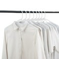 thumbnail image 2 of Hessimy Clothes Hangers , Notched Adult Hangers for Any Clothing Type, Arctic White 10 Count, White, 2 of 4