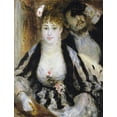 thumbnail image 2 of Renoir, Pierre-Auguste 12x14 Black Ornate Wood Framed with Double Matting Museum Art Print Titled - The Theatre Box - La Loge, 2 of 4
