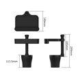 thumbnail image 4 of Miulika Car Cup Holder Rotating Base Black Multifunctional Vehicle Holder Cup Holder for, 4 of 4