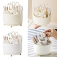 thumbnail image 2 of Rotating Stationary Organiser 6 Compartments Desk Organiser Makeup Supplies Organiser for Bathroom Dresser Countertop, 2 of 18
