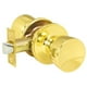 thumbnail image 1 of Pomo de puerta Schlage Byron J-Series, cerradura de paso, latón brillante, 1 of 1