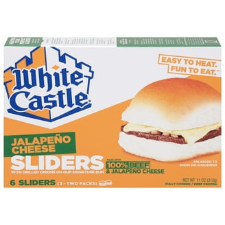 Great Value Cheeseburger Sliders, 29.6 oz, 16 Fully Cooked Frozen