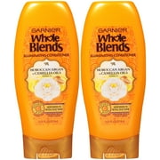 Garnier Whole Blends Conditioner with Moroccan Argan & Camellia Oils Extracts, 2 count