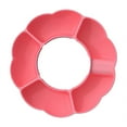 thumbnail image 2 of YAOMOBB Food Grade Snack Container Silicone Snack Plate 5 Compartments Portable Outdoor Picnic Beverage Cup Holder, 2 of 7