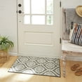 thumbnail image 2 of Hometrends Junis Grey Synthetic Accent Rug, 2 of 4