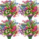 thumbnail image 1 of Flores artificiales Besteek, 20 paquetes, resistentes a los rayos UV para exteriores, 1 of 7