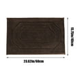 thumbnail image 3 of sruoe Bath Rugs, Bath Mats for Bathroom Floor, Bathroom Rugs, Non Slip WaterAbsorbent Stain Resistant Bath Mats, Polyester Mat, Bathroom Door Mat Household Use, Coffee, 3 of 6