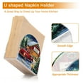 thumbnail image 3 of Ryvnso Vintage Truck Christmas Acrylic Napkin Holder Table Kitchen Paper Tissue Organization, 3 of 7