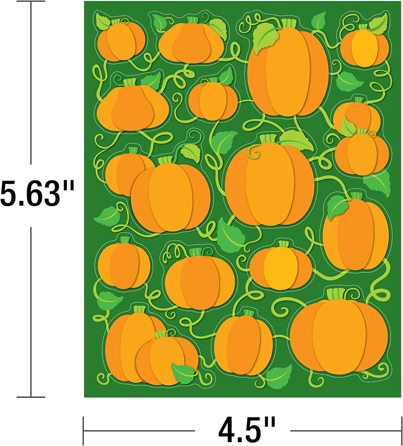 Carson Dellosa Education Pumpkins Shape Stickers (96)