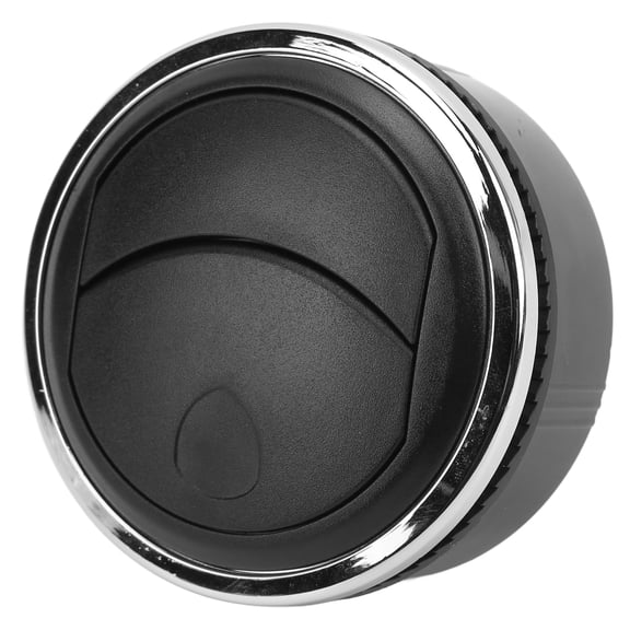 Dash Air Conditioning Deflector Round ABS Electroplating Black Universal for RV Boat Bus Car