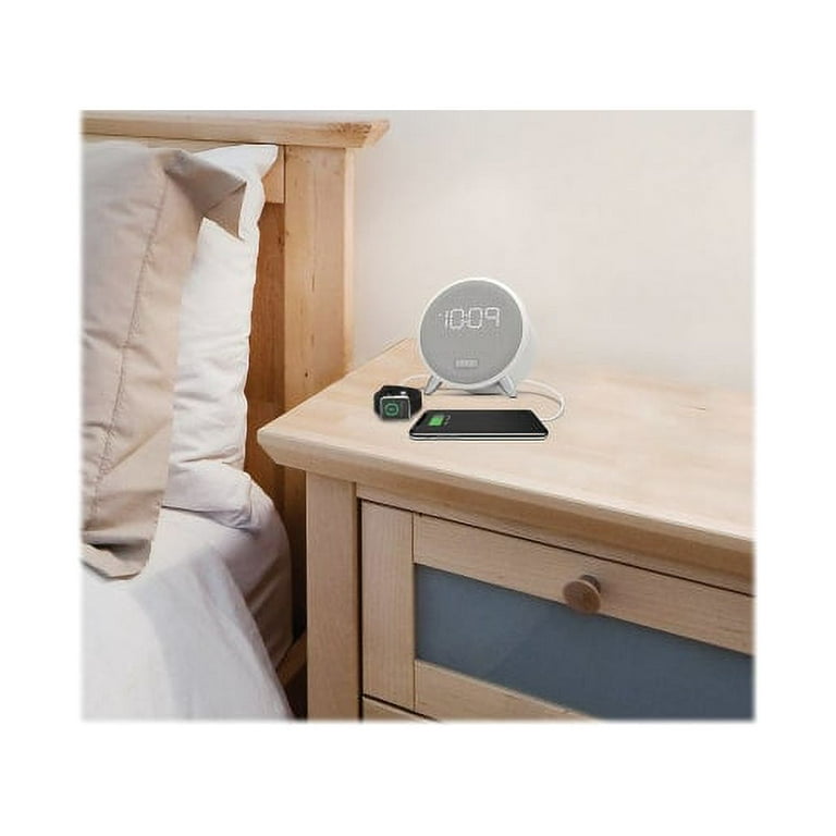 iHome iBT235 Powerclock with Bluetooth, Charging Station, and