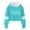ZB-Sky Blue, variant on WUANDIXFA Kids Crop Tops Girls Hoodies 4-13 Years Cute Flower Long Sleeve Fashion Sweatshirts,Black,8-9 Years