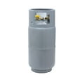 thumbnail image 5 of Flame King Stainless Steel Forklift Propane Tank Cylinder with Built-in Gauge, Gray, 33.5 lbs, 5 of 7