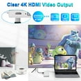 USB C to HDMI DVI VGA Adapter 4 in 1 Multifunctional USBC Hub for