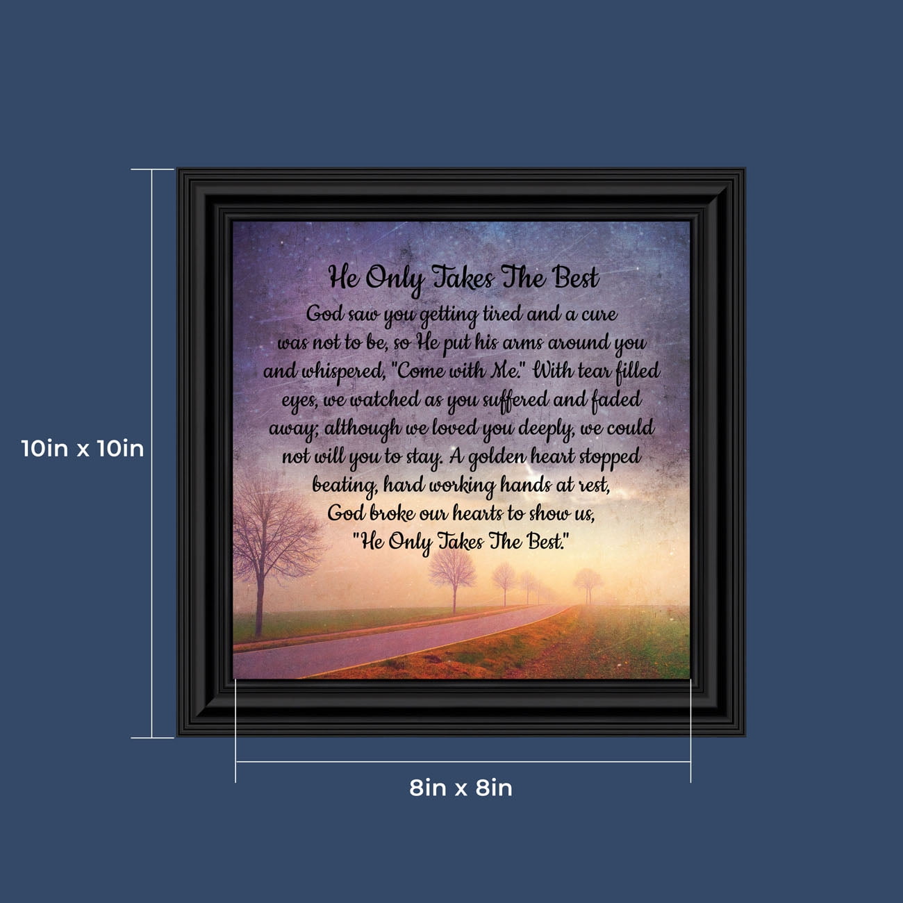Bereavement Gift Sympathy Ceramic Keepsake Plaque I Thought of You with Love Today BANBERRY DESIGNS Memorial Picture Frame Beautiful Tribute to The Loss of a Loved One in Loving Memory Bereavement Gift Sympathy Ceramic Keepsake Plaque I Thought of You with Love Today BANBERRY DESIGNS Memorial Picture Frame Beautiful Tribute to The Loss of a Loved One in Loving Memory