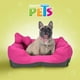 thumbnail image 2 of Cama Perro Chico Rosa/gris Material Suave Cómodo Fancy Pets Fancy Pets TX10219, 2 of 2