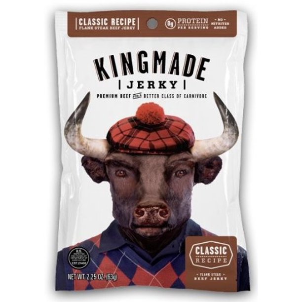 Kingmade Jerky, Classic Recipe, 2.25 Oz