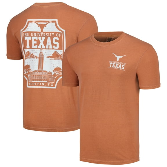 Men's Texas Orange Texas Longhorns Campus Badge Comfort Colors T-Shirt
