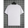 thumbnail image 2 of Manfinity Homme T-Shirt à Manches Courtes Col Rond Imprimé Roi, Haut d'Été Décontracté, pour Amis, 2 of 5