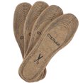 thumbnail image 1 of ColoMX 4 pares de plantillas de lana acogedoras para clima frío, almohadillas antideslizantes para zapatos, inserciones de zapatos de lana de fieltro, plantilla cálida para pies, 1 of 8