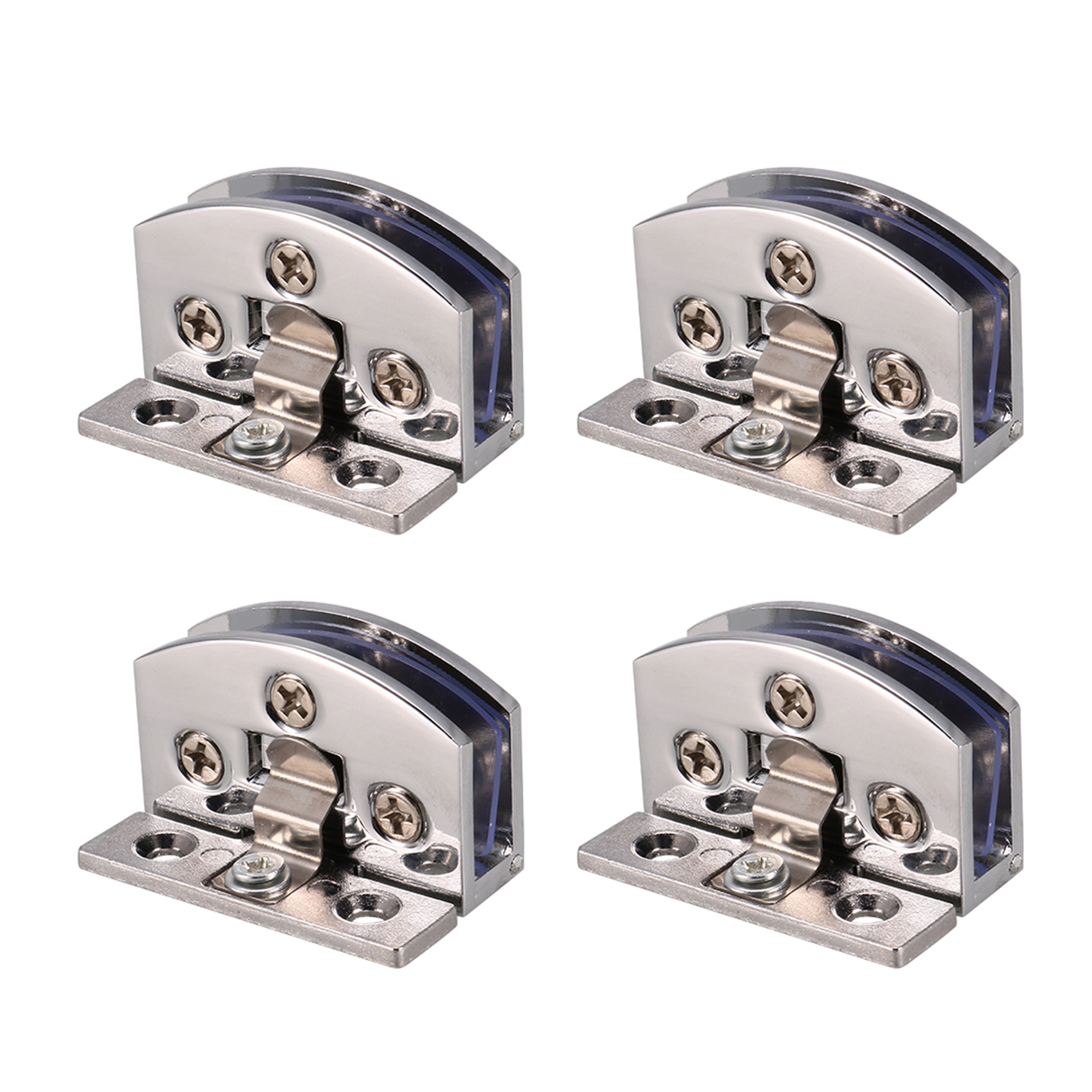 Glass Hinge Adjustable Clamp for 58mm Thickness 4 Pcs