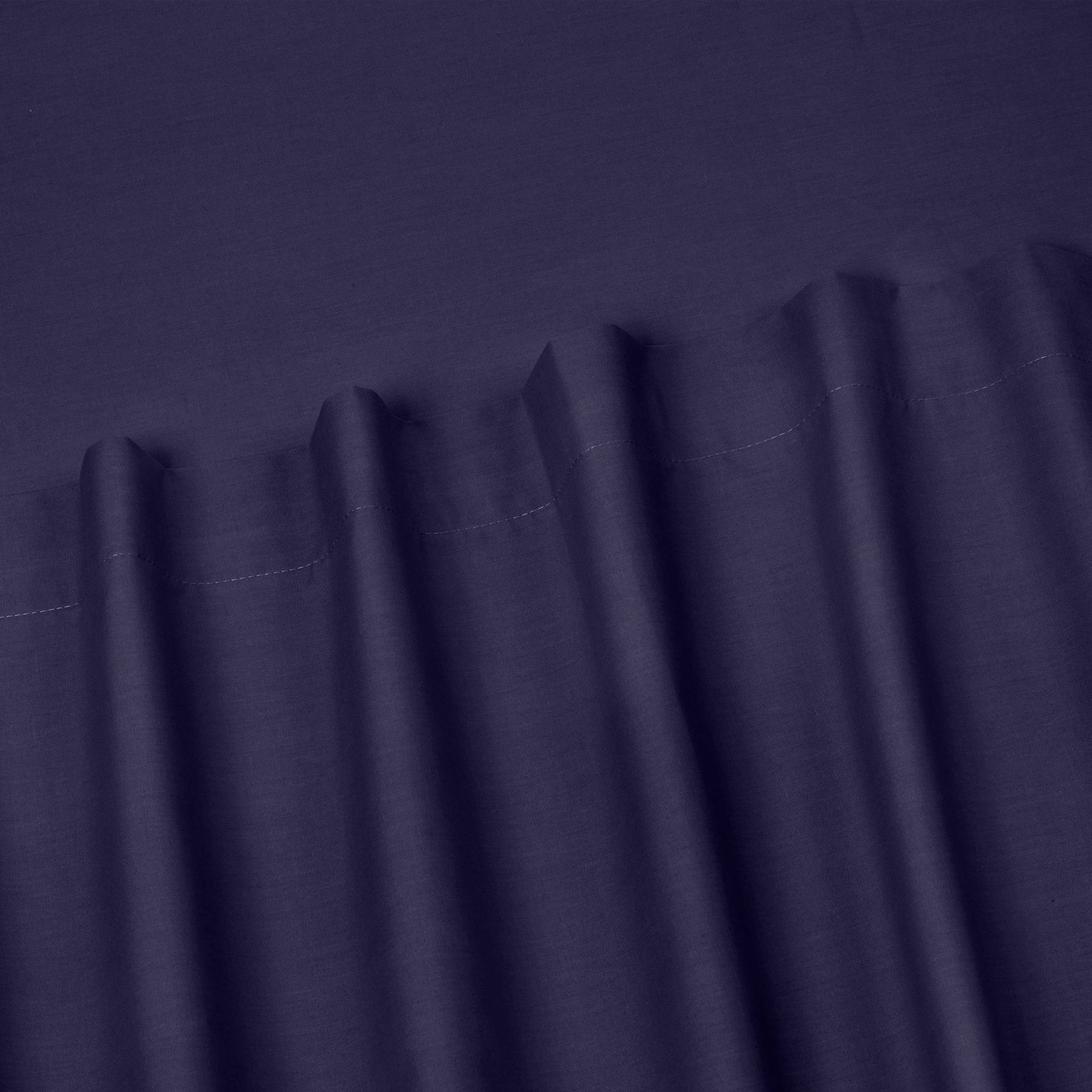 Soft Lightweight Brushed Cotton Blend Bed Sheet Set – 3-Piece Twin XL – Navy