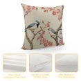thumbnail image 4 of JEUXUS Throw Pillow Covers Pillow Case Tree Decorative Bird Pillowcase Square Pillow Cushion Cases for Bedroom Living Room Car, 4 of 5