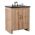 thumbnail image 3 of Bellaterra Home 30 Inch Single Sink Vanity Solid Fir, Natural, 3 of 4