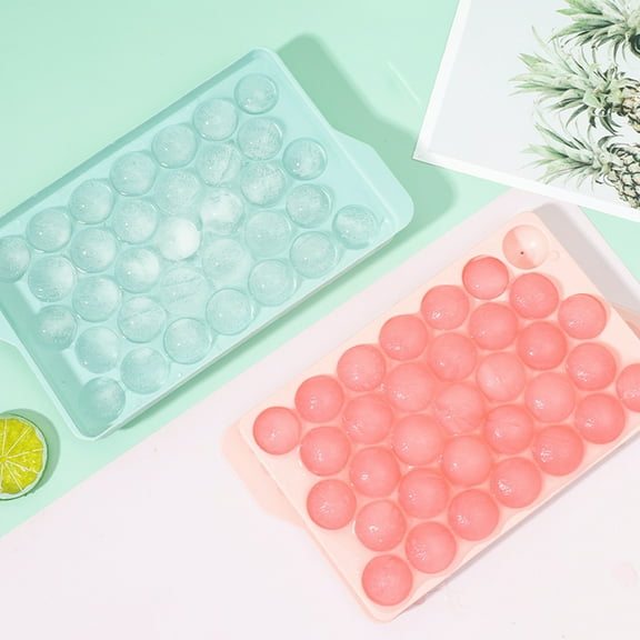 Travelwant Ice Cube Tray PP 2-Cavity Food-grade Ice Cube Mold & Tray 2 Count