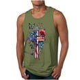 thumbnail image 2 of Camiseta sin mangas de cuello redondo para hombre, ropa de ocio, fitness, para el hogar, pijamas, camiseta con estampado de moda a color, blusa deportiva de poliéster para hombre, 2 of 5
