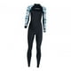 thumbnail image 5 of Traje de baño de neopreno para mujer, de cuerpo completo, sensación de frío, secado rápido, manga larga, espalda Negro, 5 of 9