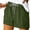 Army Green #06, variant on Augper Drawstring Elastic Waist Casual Pocketed Shorts (Women’s)