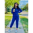 thumbnail image 4 of Womens Long Sleeve Crewneck Pullover Tops And Long Pants Tracksuit, 4 of 10