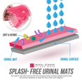 thumbnail image 4 of 10pcs Urinal Screen Splash Mats, Scented Toilet Deodorizer And Urinal Splash Guards For Mens Toilet Urinal Screen Cherry Pink, 4 of 5