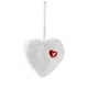 thumbnail image 2 of Colgante de bola de poliéster blanco en forma de corazón para decoración del hogar, cocina, dormitorio, etc., 2 of 7
