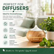 GreenHealth Peppermint Essential Oil, 8 fl oz,Mint Essential Oil, Plastic Bottle, Aromatherapy Oil, Diffuser Oil, DIY Candle Soap Room Spray Oil