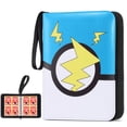 thumbnail image 1 of Carpeta FAMOMI Collector de tarjetas coleccionables con 4 bolsillos, azul, 1 of 7