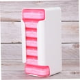 thumbnail image 4 of Soimiss Portable Storage case with 7 Layers and 28 Compartments for Easy Daily Pill Organization Pink, 4 of 8