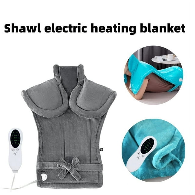 Weighted Heating Pad for Back Pain Relief Electric Heat Pads for Neck and Shoulders Fast-Heating Auto Shut Off