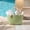 170#Green, variant on Supermarket Shopping Basket, Portable Imitation Rattan Storage Basket and Large Capacity Open Top Shower Caddy with Handles, Flexible Plastic Vegetable Grocery Tote Bag for Picnic Beach and Bathroom