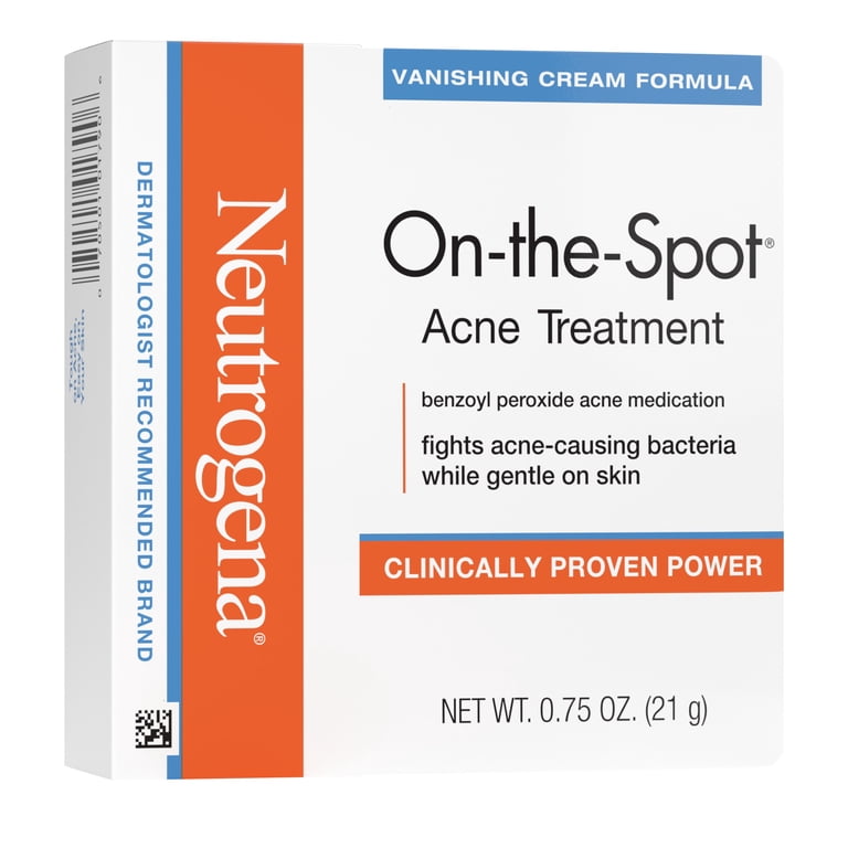 Neutrogena On-The-Spot Acne Spot Treatment. Benzoyl Peroxide 10