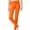 Orange, variant on Women’s Skinny Pants Soft Everyday Solid Color Basic Slim Tight Fit Stretch Legging Jeggings Jeans NEWP77 Rust 3X