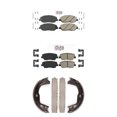 thumbnail image 1 of Transit Auto Front Rear Ceramic Disc Brake Pads and Parking Shoes Kit for Car Hyundai Genesis 3.8L KNN-100843, 1 of 11